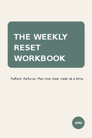 The Weekly Reset Workbook